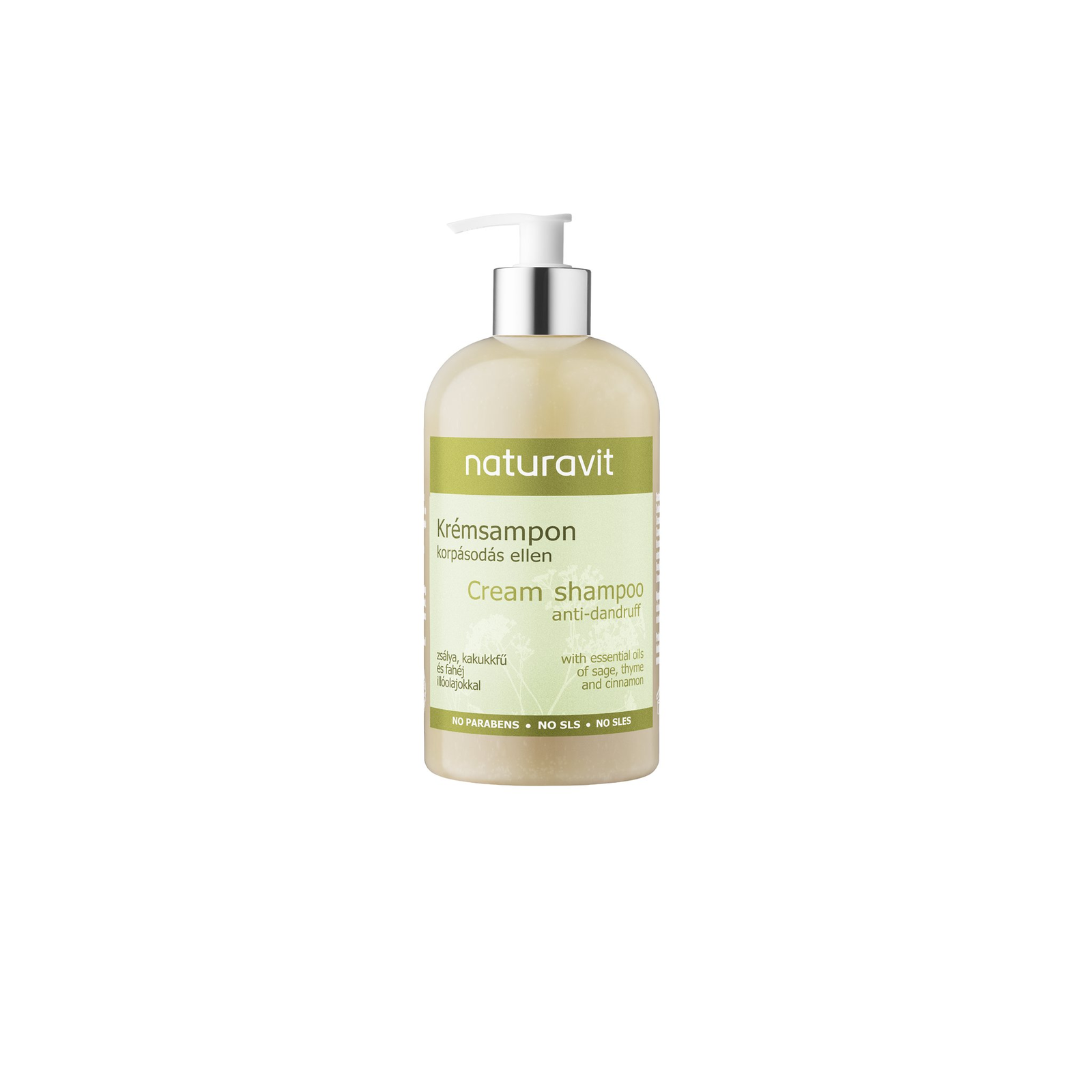 NATURAVIT korpásodás elleni sampon, 500 ml (3830009226074)
