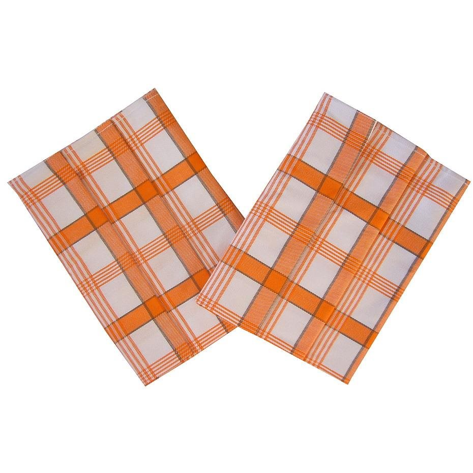 Svitap Extra absorbent towel 50×70 cm Káro orange 3 pcs (040500-KAROKAROOA)