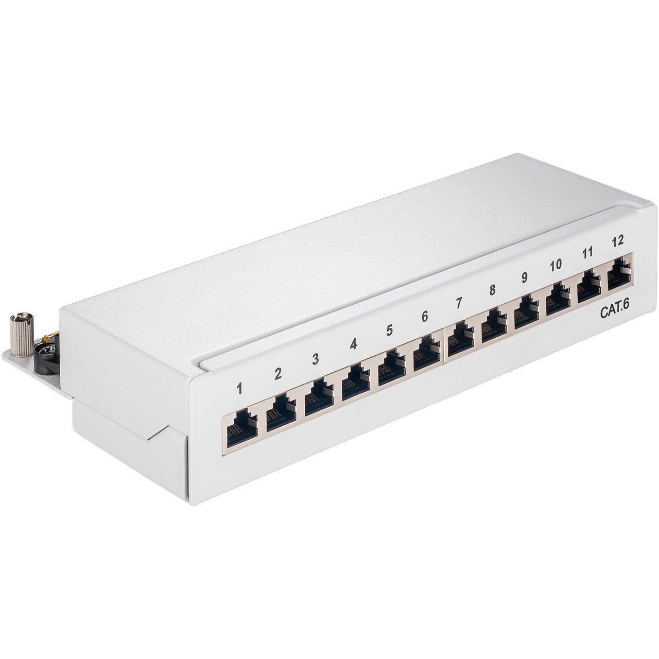Goobay 69306 Asztali patch panel - 12 port (69306)