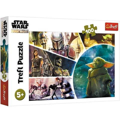Trefl Baby Yoda Puzzle (cu imagine) fierăstrău 100 buc. Televiziune/filme