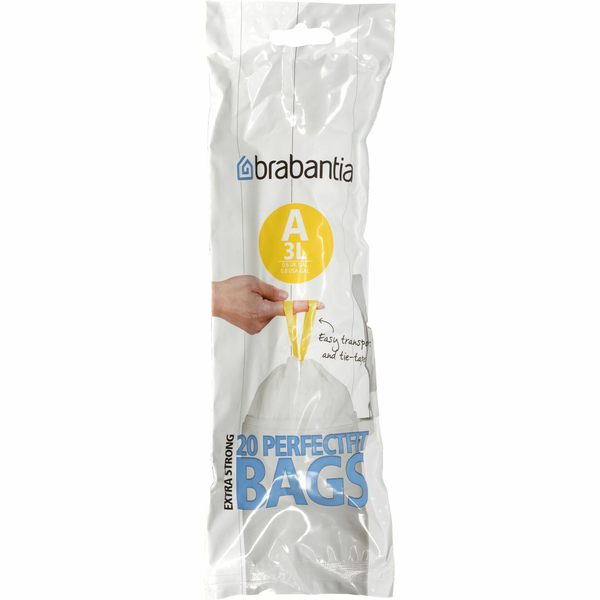 PerfectFit Müllbeutel Typ A, 3 L, 20 Stck