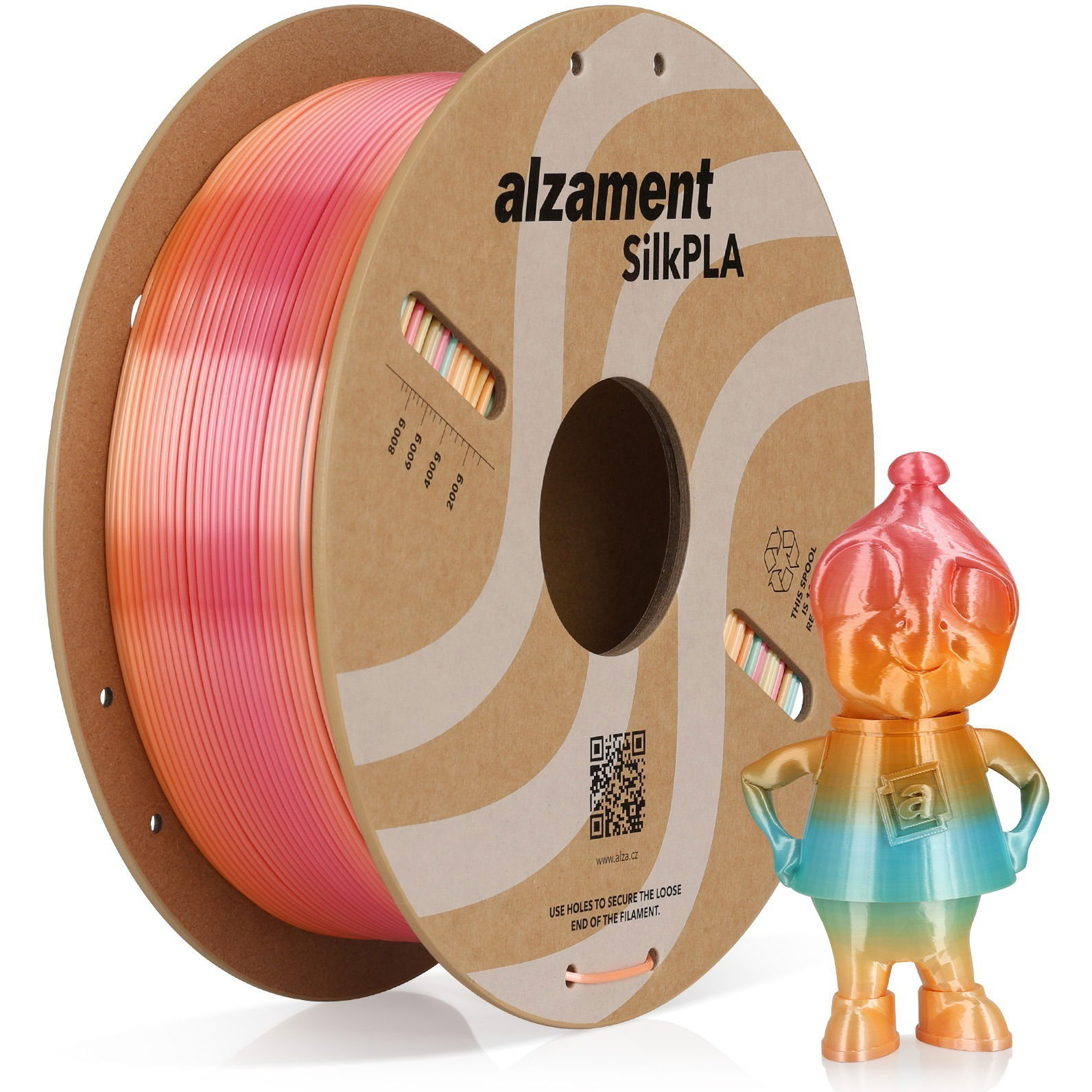 Alzament PLA Silk Rainbow 1 kg Dragon Palace (ALZMNTSR05)
