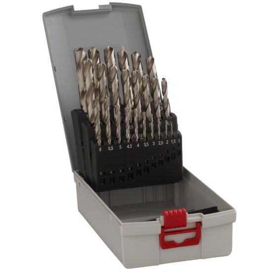 Bosch 2608587013 HSS-G ProBox Fémfúró készlet (19 db/csomag) (2608587013)