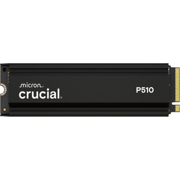 Crucial P510 2TB M.2 PCIe Gen5 NVMe SSD Hűtőbordával