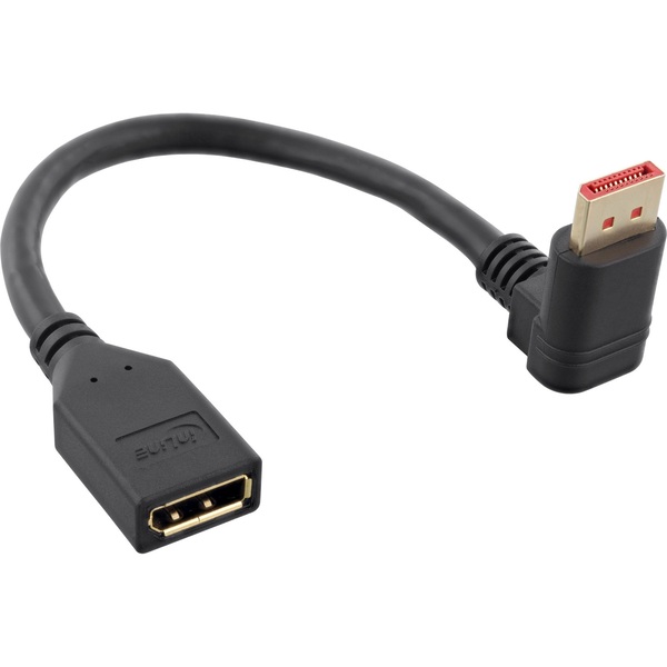InLine 17159U cablu DisplayPort 0,15 m Negru