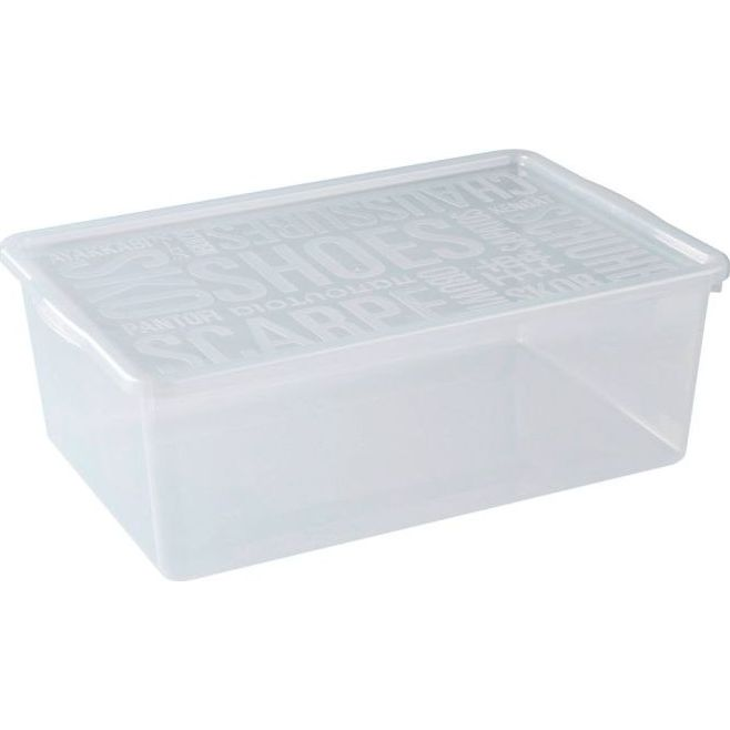 IRIS Basic Shoebox 9,5 literes tárolódoboz tetővel 19820800 (TEA000173)