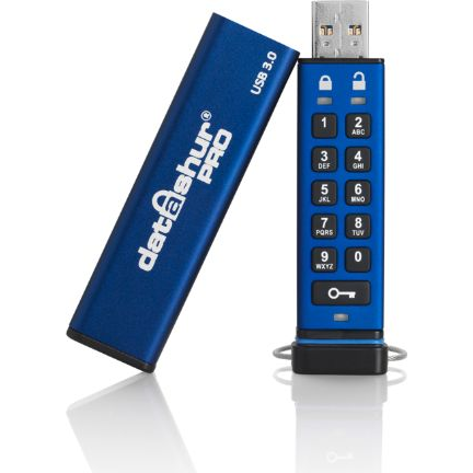 iStorage datAshur Pro USB-nøgle 32 GB USB Type-A 3.2 Gen 1 (3.1 Gen 1) Blå