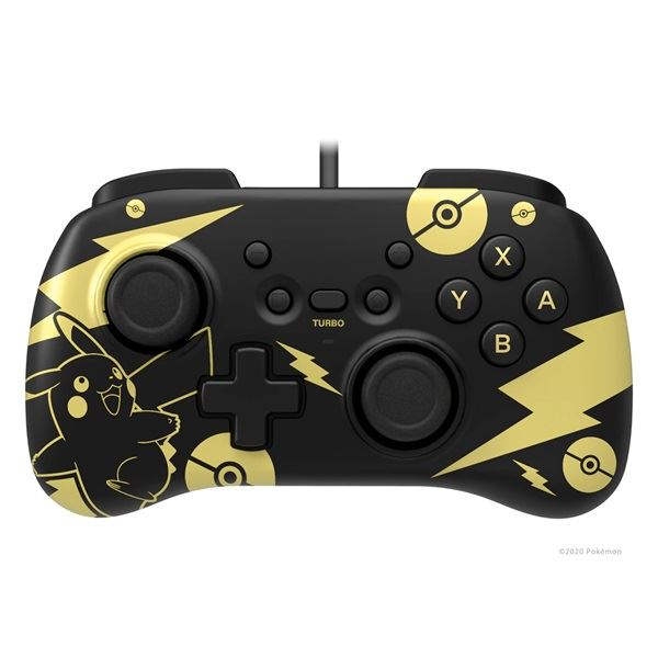Hori Nintendo Switch Horipad Mini Pikachu gamepad fekete-arany (NSP1652 / NSW-289U) (NSP1652)
