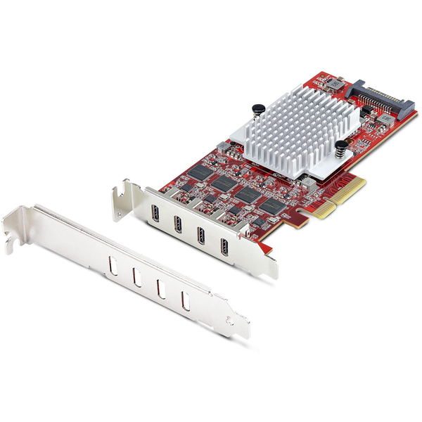 StarTech.com P10Q4C-USB-CARD-LP interfacekaart/-adapter Intern USB 3.2 Gen 2 (3.1 Gen 2)