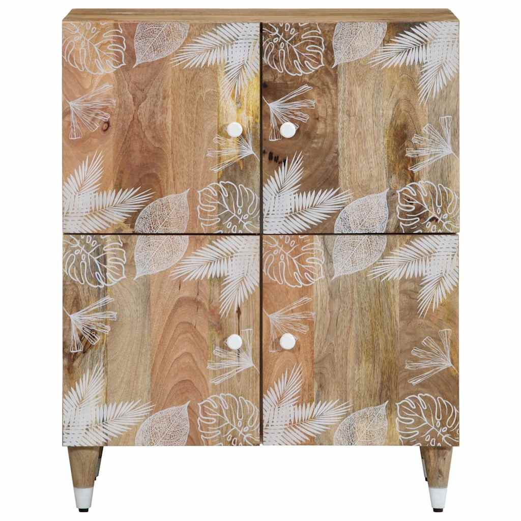 tömör mangófa tálalószekrény 60 x 33,5 x 75 cm (4018690)