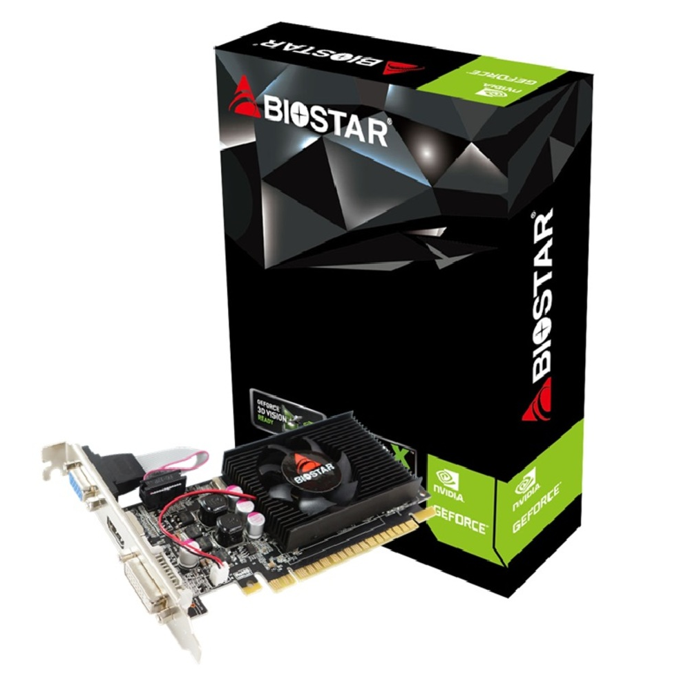 Biostar GeForce GT610 2GB GDDR3 Videókártya (VN6103THX6)