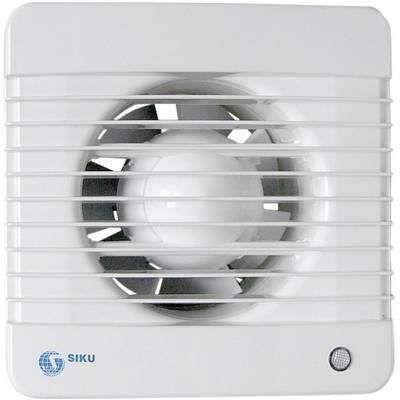 Falba és mennyezetbe építhető elszívó ventilátor 230 V 185 m3/h 12.5 cm Wallair ML 125