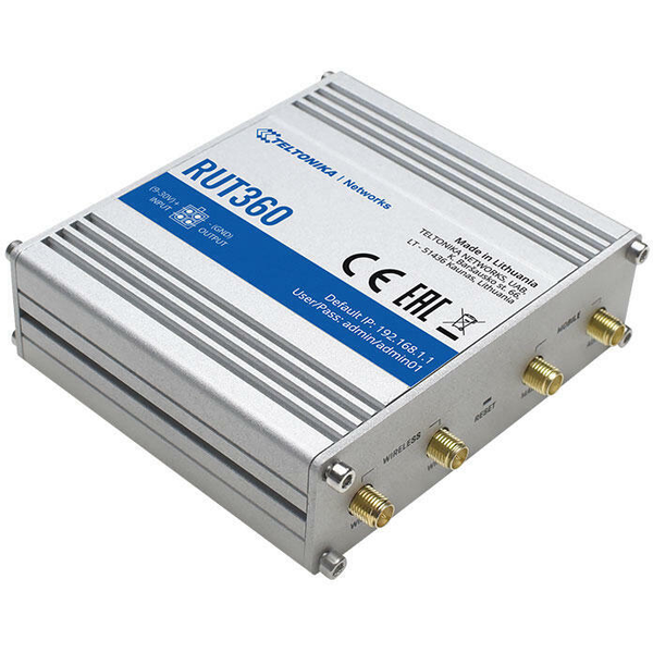 Router RUT360 LTE Cat 6, 3G, WiFi, Ethernet