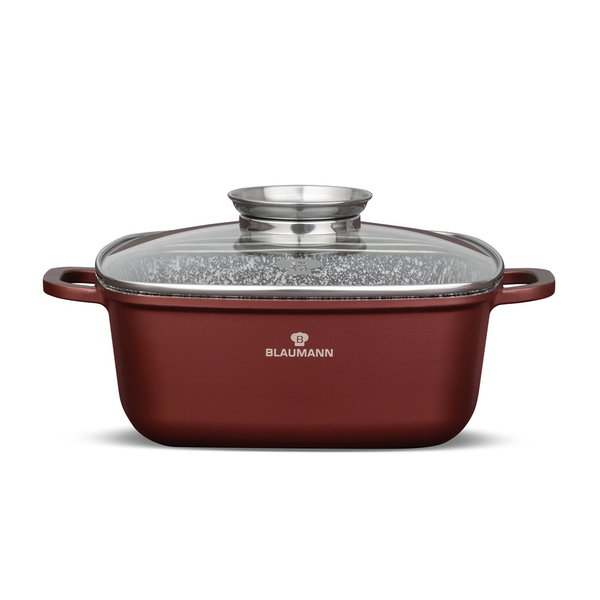 Blaumann BL-4092 Cerastone Főzőedény üveg fedővel Ø 24cm 4,4L - Bronz