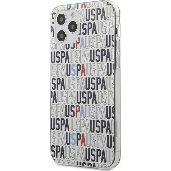 US Polo USHCP12MPCUSPA6 iPhone 12/12 Pro 6,1" Fehér Logo Mania Collection Tok