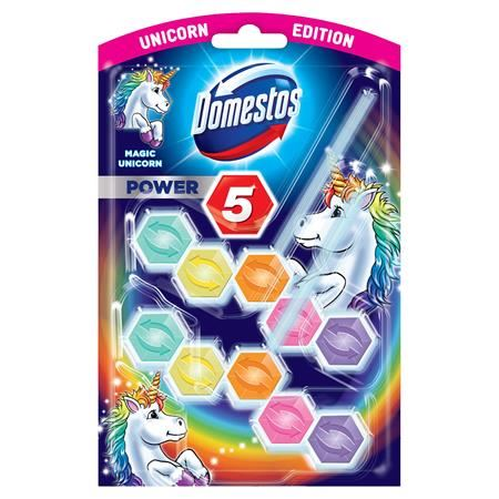 Domestos Power5 WC frissítő blokk 2db-os unikornis (68253063) (domest68253063)