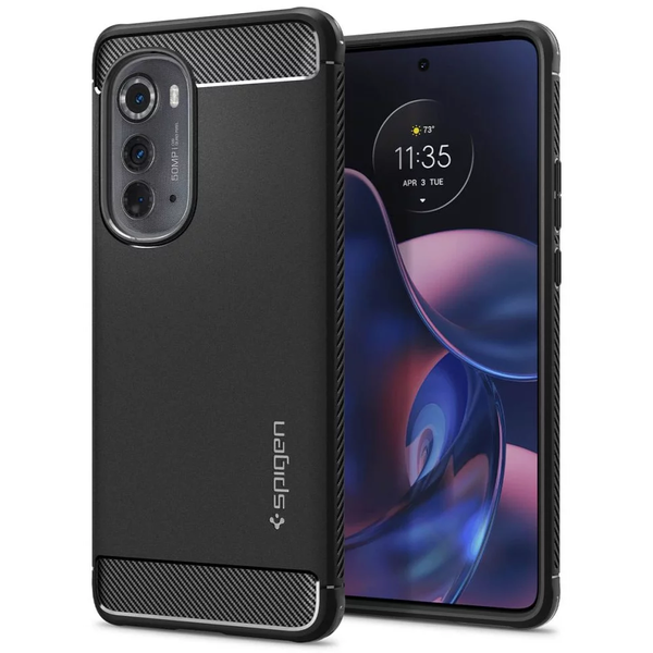 Spigen Rugged Armor Motorola Edge (2022) tok fekete (ACS05544)