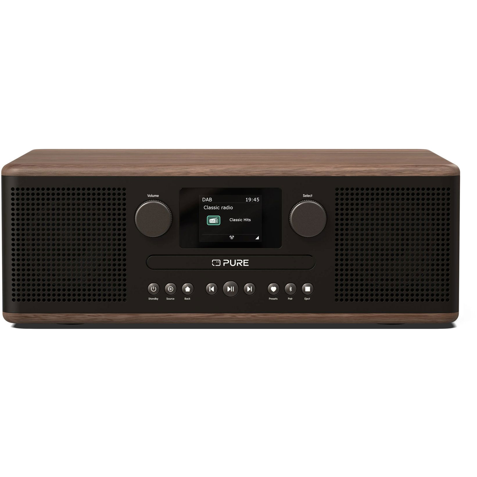 PURE Classic C-D6 fekete /dió (252985)