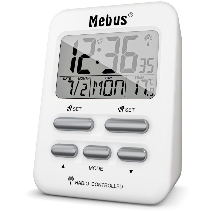 Mebus 25800 Ébresztőóra - Fehér (25800)