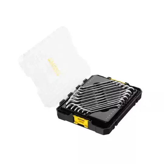 Stanley FMMT98104-0 Fatmax Közepes Méretű Csillag-Villáskulcs Készlet - 12 Részes , Acél (FMMT98104-0)