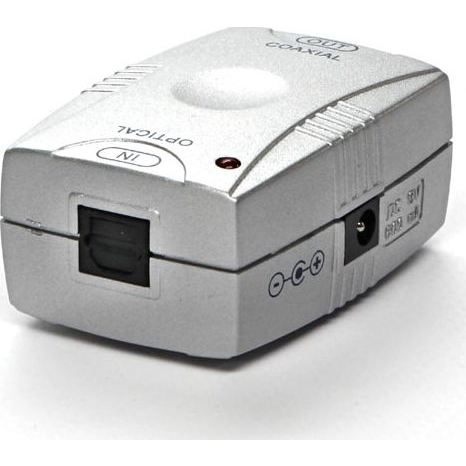 Adapter AV Red Fighter Toslink - RCA (Cinch) srebrny