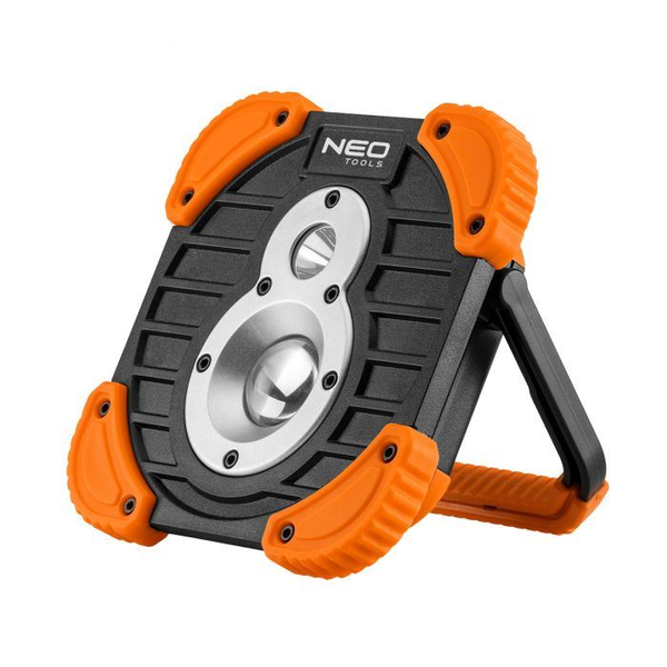 Neo Tools 99-040 Reflektor talpas tölthető 750+250lm COB LED powerbank funkció 10W