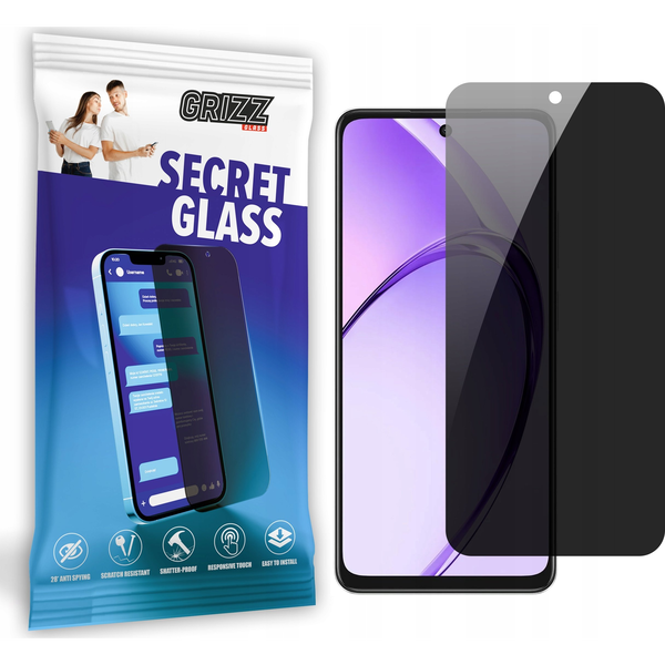  GrizzGlass Szkło prywatyzujące GrizzGlass SecretGlass do Oppo A3x 5G
