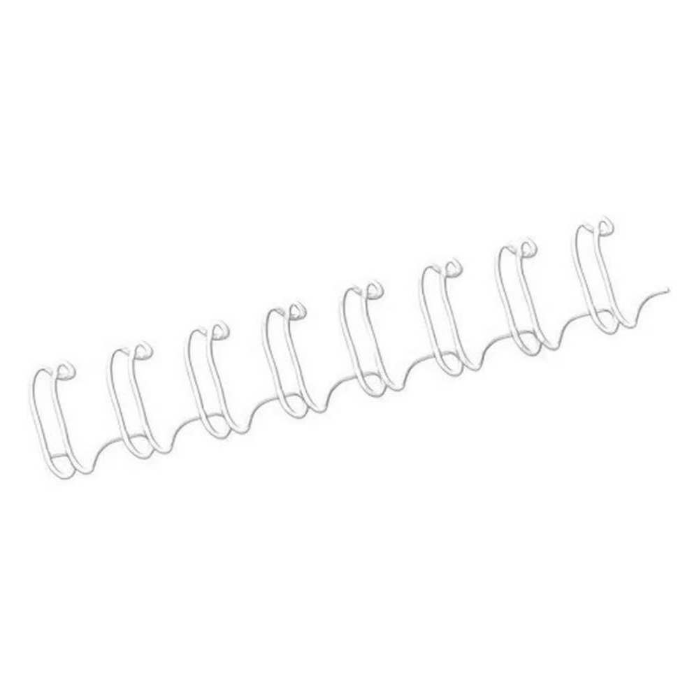 Fellowes 51-80 laphoz 10mm fémspirál fehér (53262) (Fellowes53262)