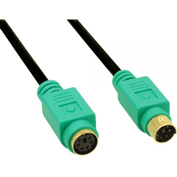 InLine 13343H PS/2 kábel 3 M Fekete (13343H)