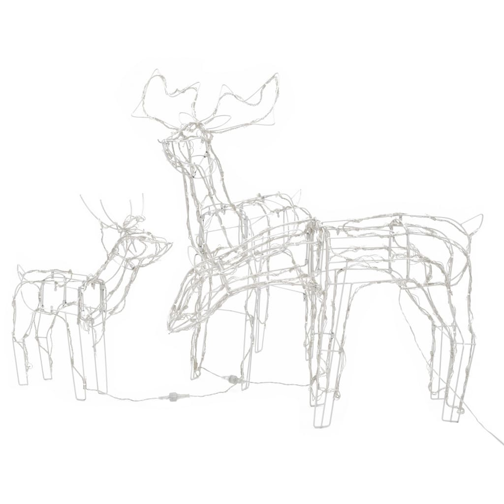 3 részes karácsonyi rénszarvasos díszvilágítás 229 LED (51011)