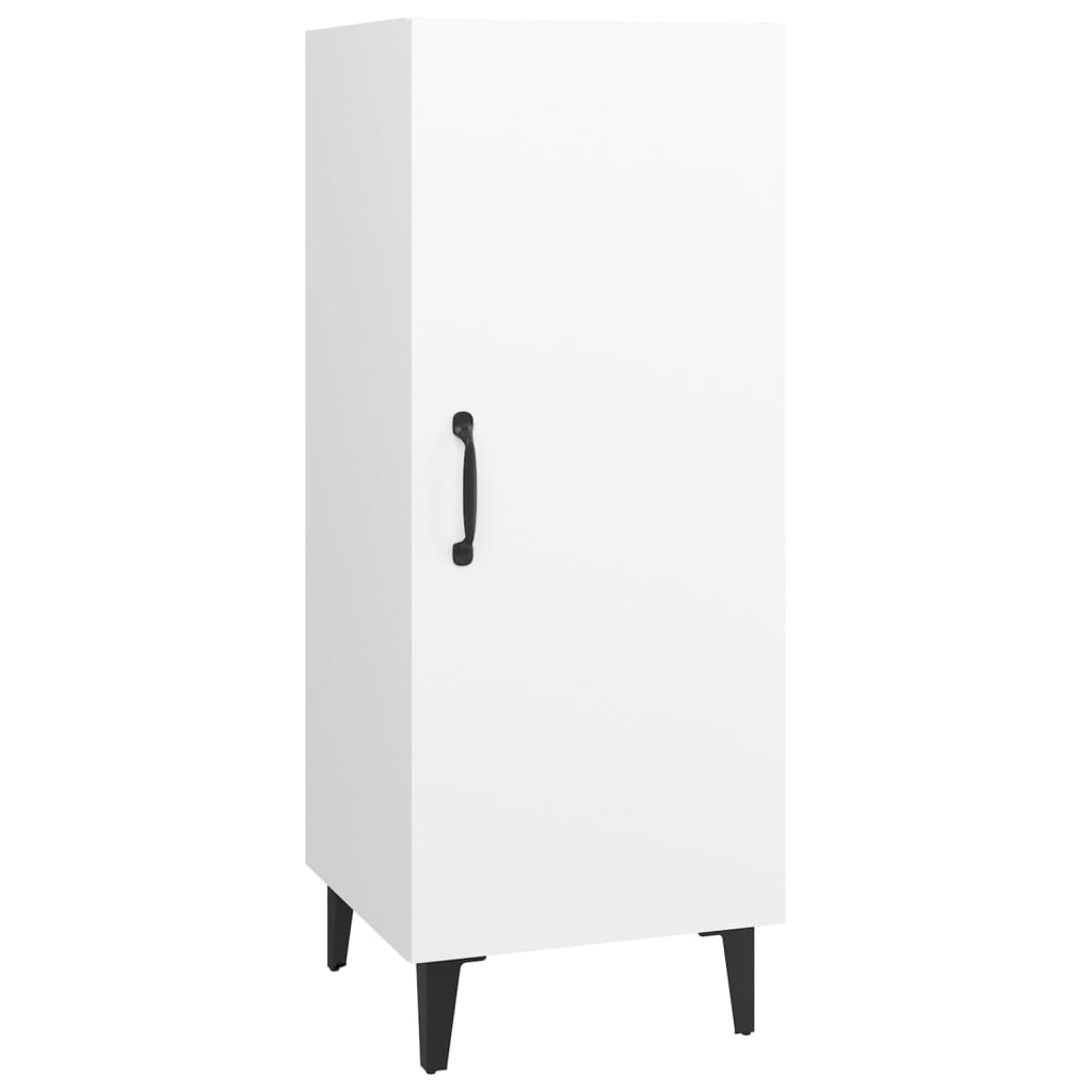 fehér szerelt fa tálalóasztal 34,5 x 34 x 90 cm (812330)