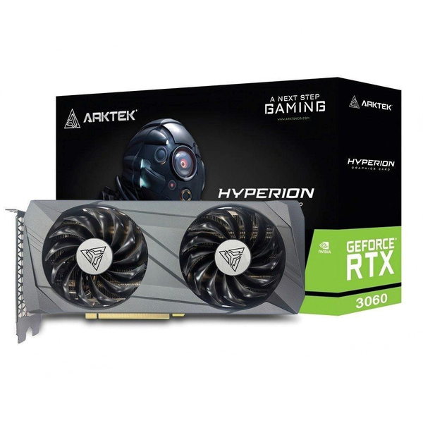ARKTEK GeForce RTX 3060 Hyperion 12GB V4 3xDP 1xHDMI AKN3060D6S12GH1