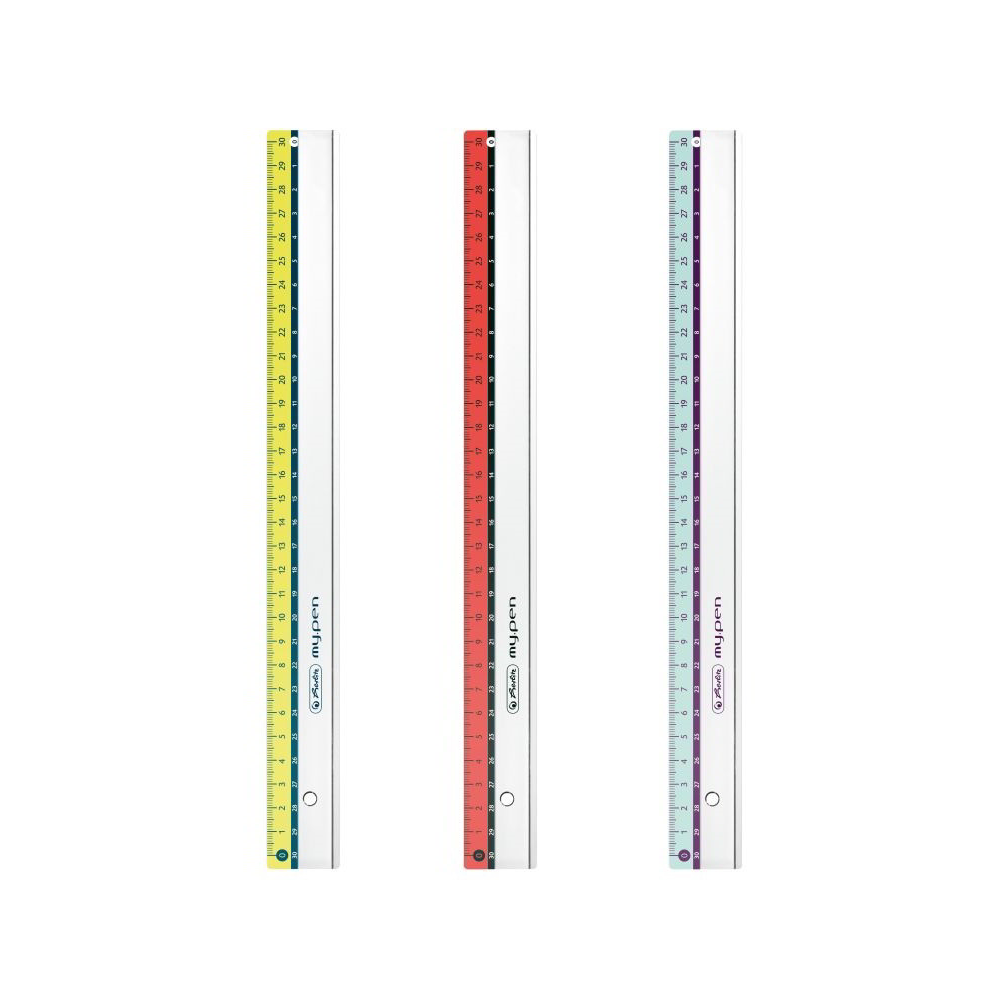 Herlitz My.pen vonalzó - 30 cm (Többfajta) (11367992)