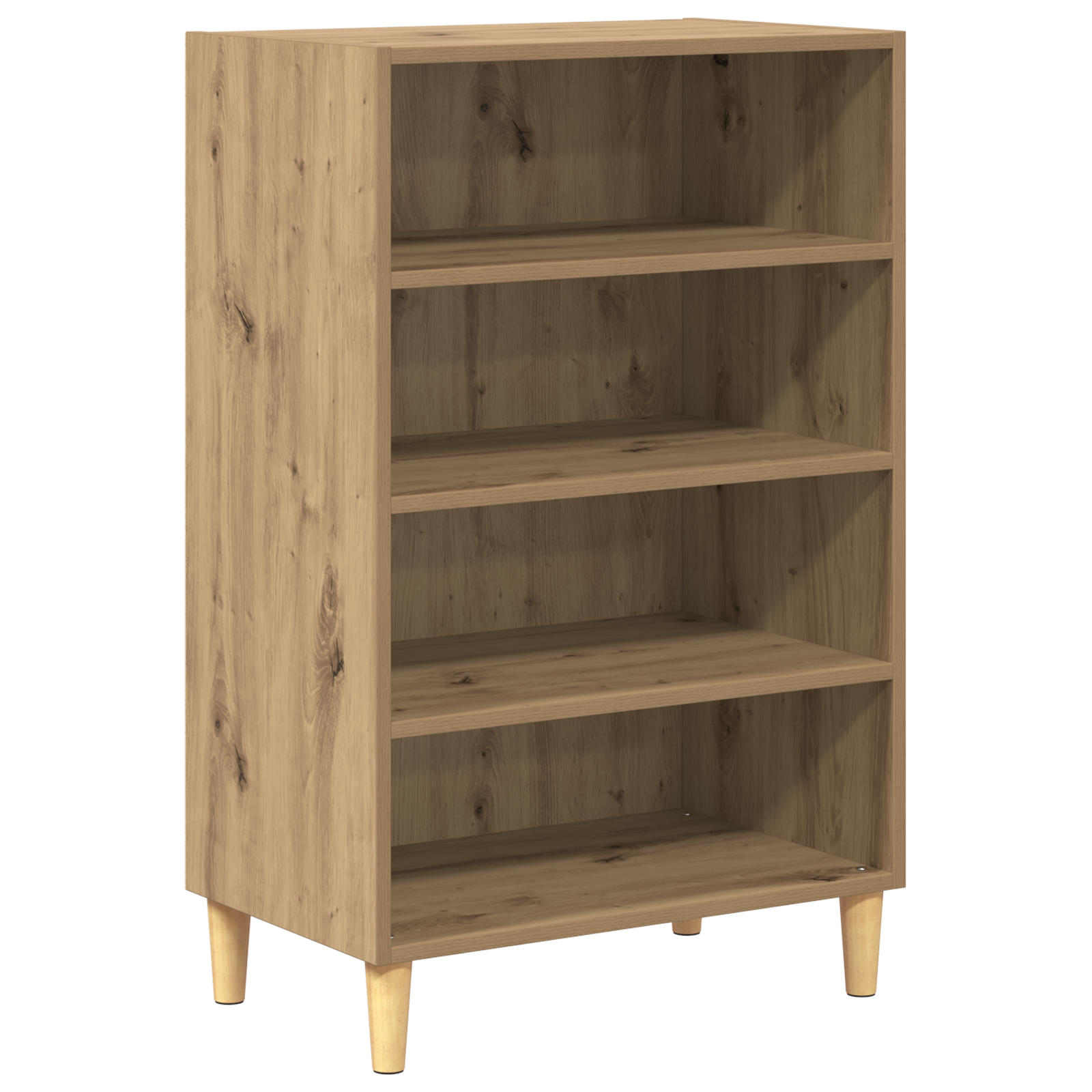 Széf polcokkal kézműves tölgy 57 x 35 x 90 cm Faanyag (875123)