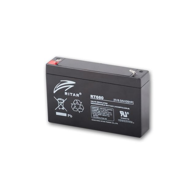 Ritar RT680-F1 6V 8Ah zárt ólomakkumulátor (RT680-F1)