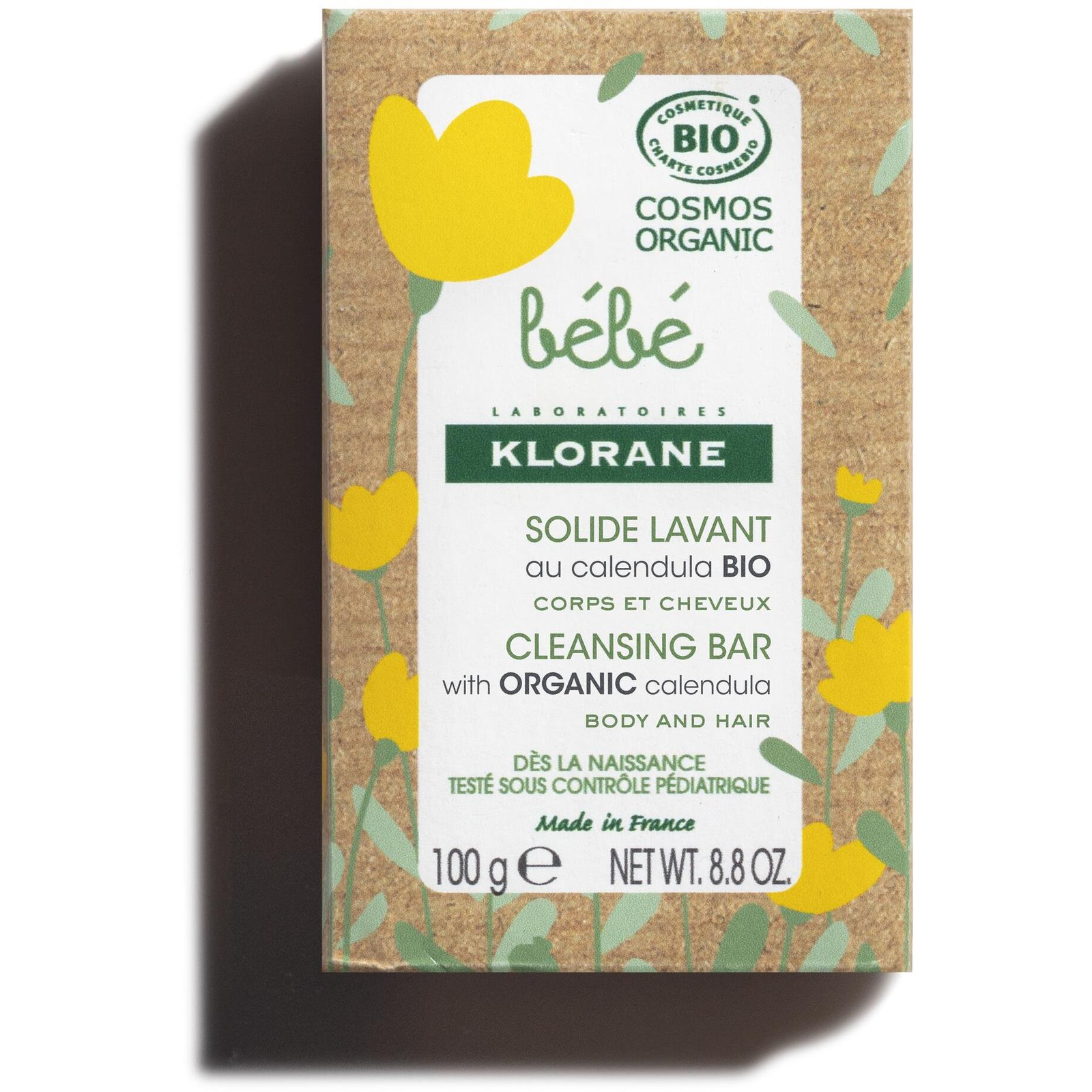 KLORANE Bébé Gyengéd szappan bio körömvirággal 100 g (3282770389708)