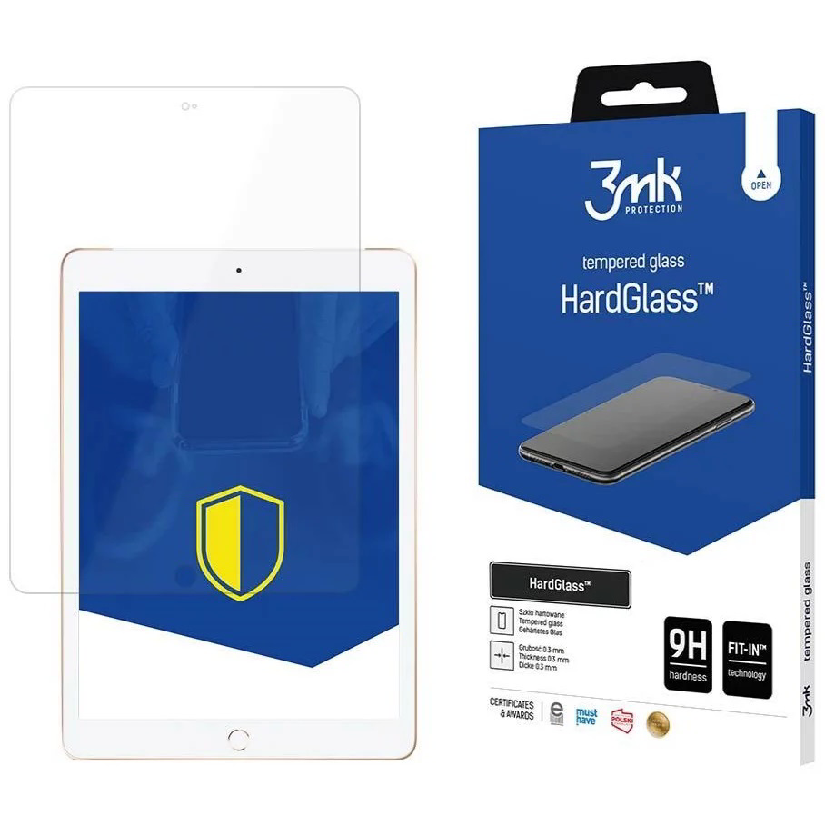 3mk HardGlass Apple iPad 10.2" (8gen/9gen) kijelzővédő üveg (5903108474108)