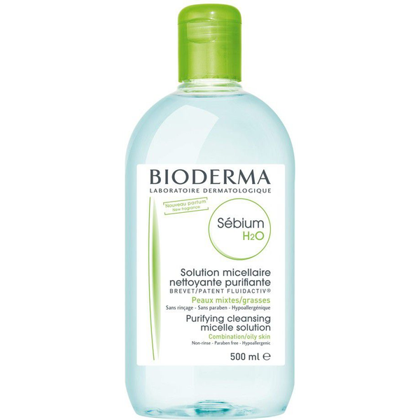  Bioderma Sebium H2O Płyn micelarny do skóry tłustej i mieszanej 500ml