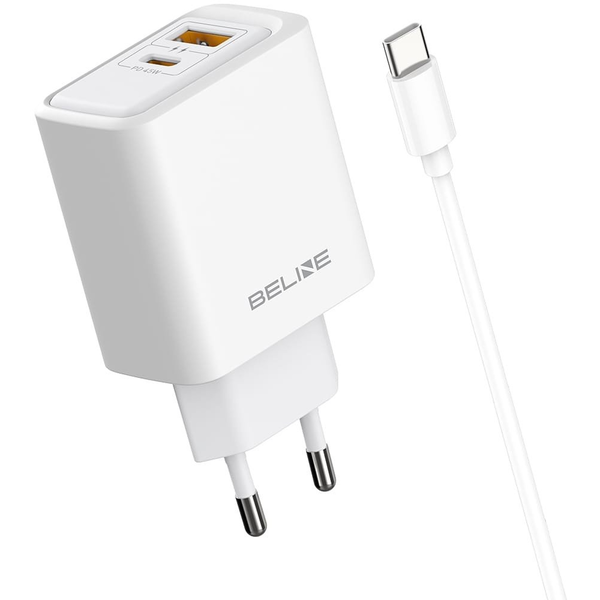 Beline 45W wall charger + USB-C cable BLN2CW45C white
