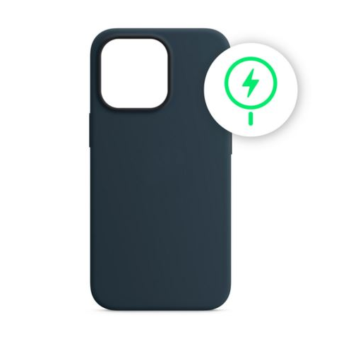 Phoner Apple iPhone 14 Pro Magsafe szilikon tok kék (71764) (PH71764)