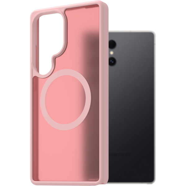 AlzaGuard Matte Case Compatible with Magsafe Samsung Galaxy S25 Ultra 5G rózsaszín tok