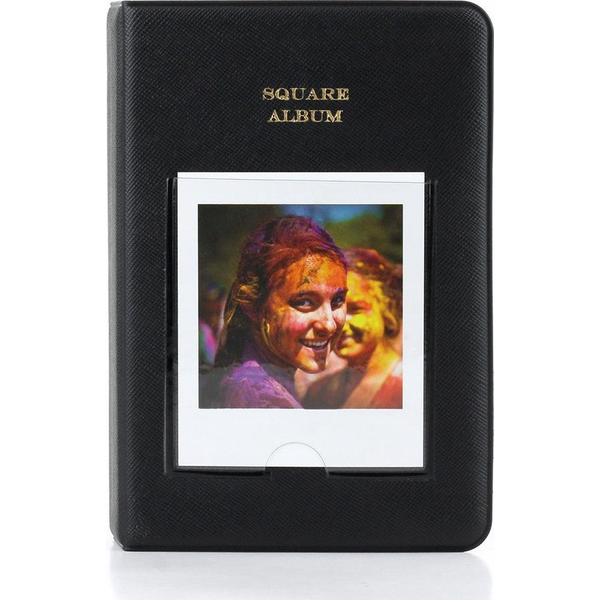 LoveInstant Album Na 64 Zdjęcia Do Fujifilm Instax Square Sq1 / Sq6 / Sq10 / Sq20 - Czarny