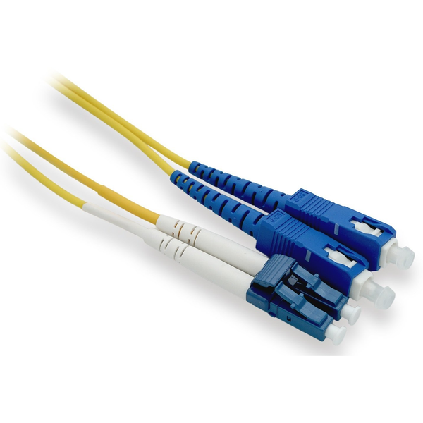 LYNX duplexní patch kabel SM, OS2, LC/SC, 9/125µm, 1m