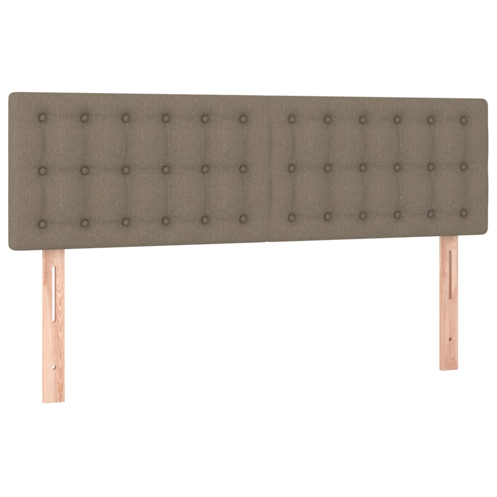 2 db tópszínű szövet fejtámla 72 x 5 x 78/88 cm (346460)