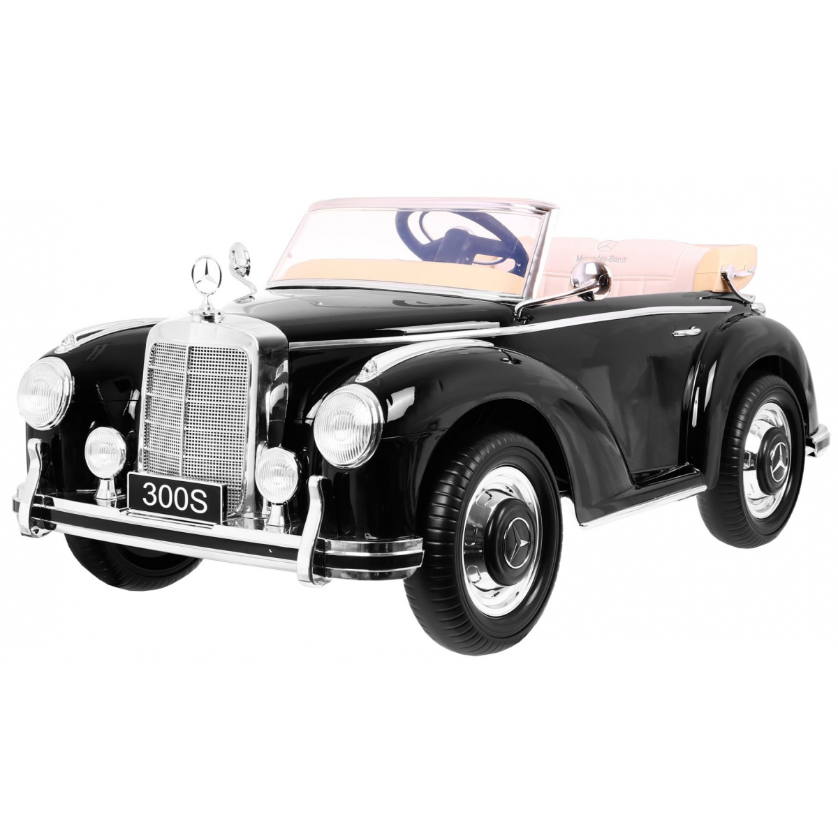 Ramiz Mercedes Benz 300S RETRO Elektromos autó - Fekete (PA.LS618.EXL.CZ)