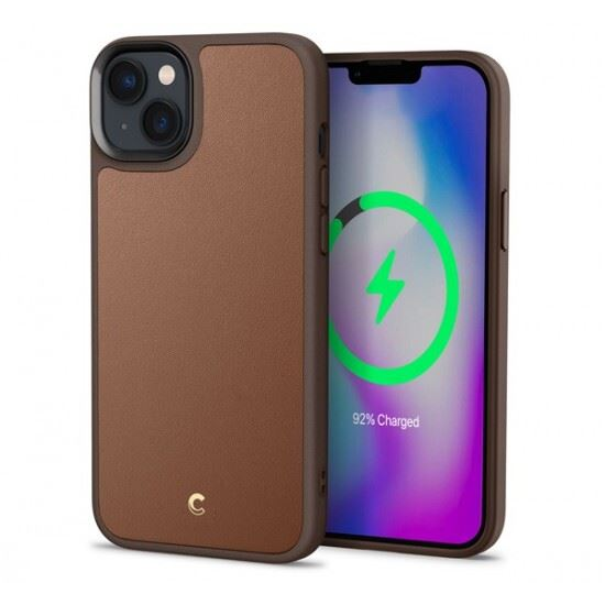 Spigen Cyrill Apple iPhone 14 Plus Kajuk MagSafe tok Saddle Brown (ACS04947) (ACS04947)