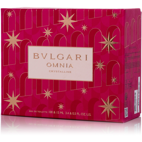 Bvlgari Omnia Crystalline EDT 100 ml + 15 ml parfüm ajándékcsomag Hölgyeknek