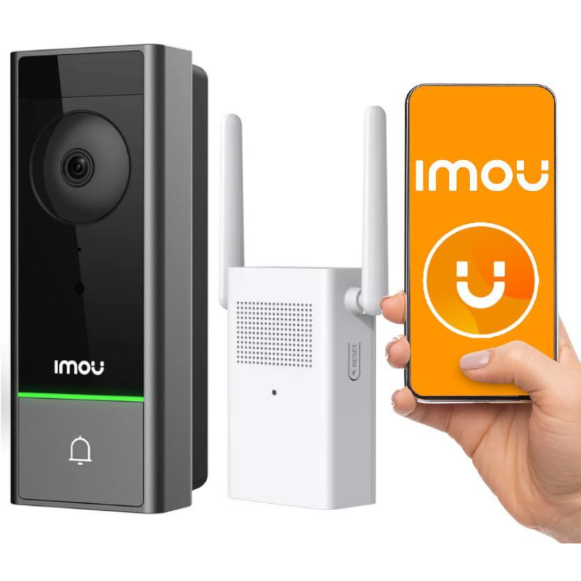 Imou DB60 Kit Čierna (DB60/DS21 - DOORBELL KIT-A)