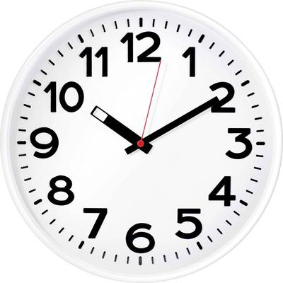 Analóg kvarc falióra, 300 x 50 mm, fehér, EuroTime 82321 (82321)