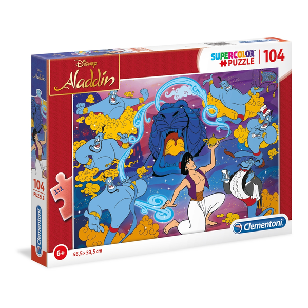 Clementoni Aladdin Legpuzzel 104 stuk(s) Stripfiguren